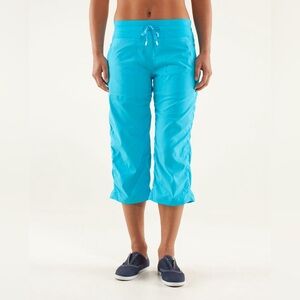 Lululemon Studio Crop Unlined Pant Blue Size 8